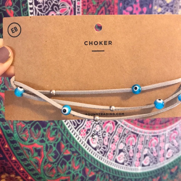 EARTHBOUND Jewelry - Evil eye choker